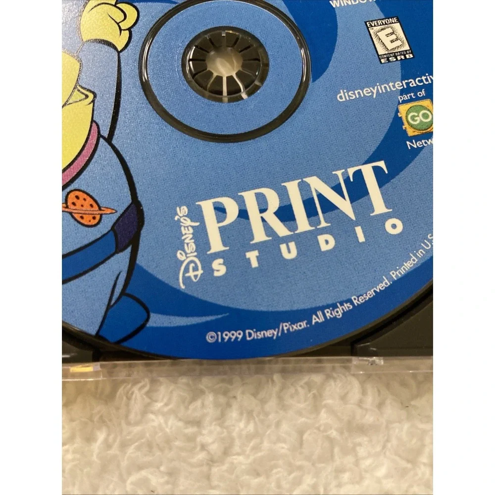 Disney Pixar Toy Story 2 Print Studio PC Project Design Tools Program‎ Manual